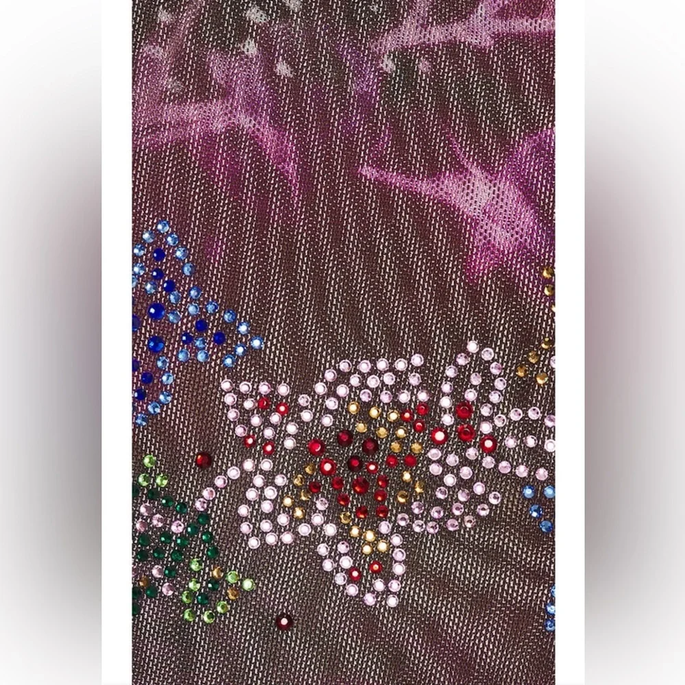 Jaded London Purple Floral Mini Dress - Picture 4 of 14